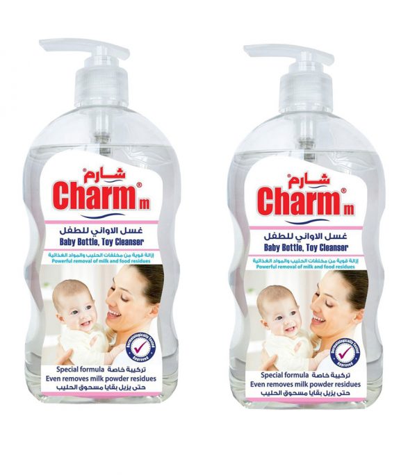 Charmm Baby Bottle Toy Cleanser 650ml Pack of 2