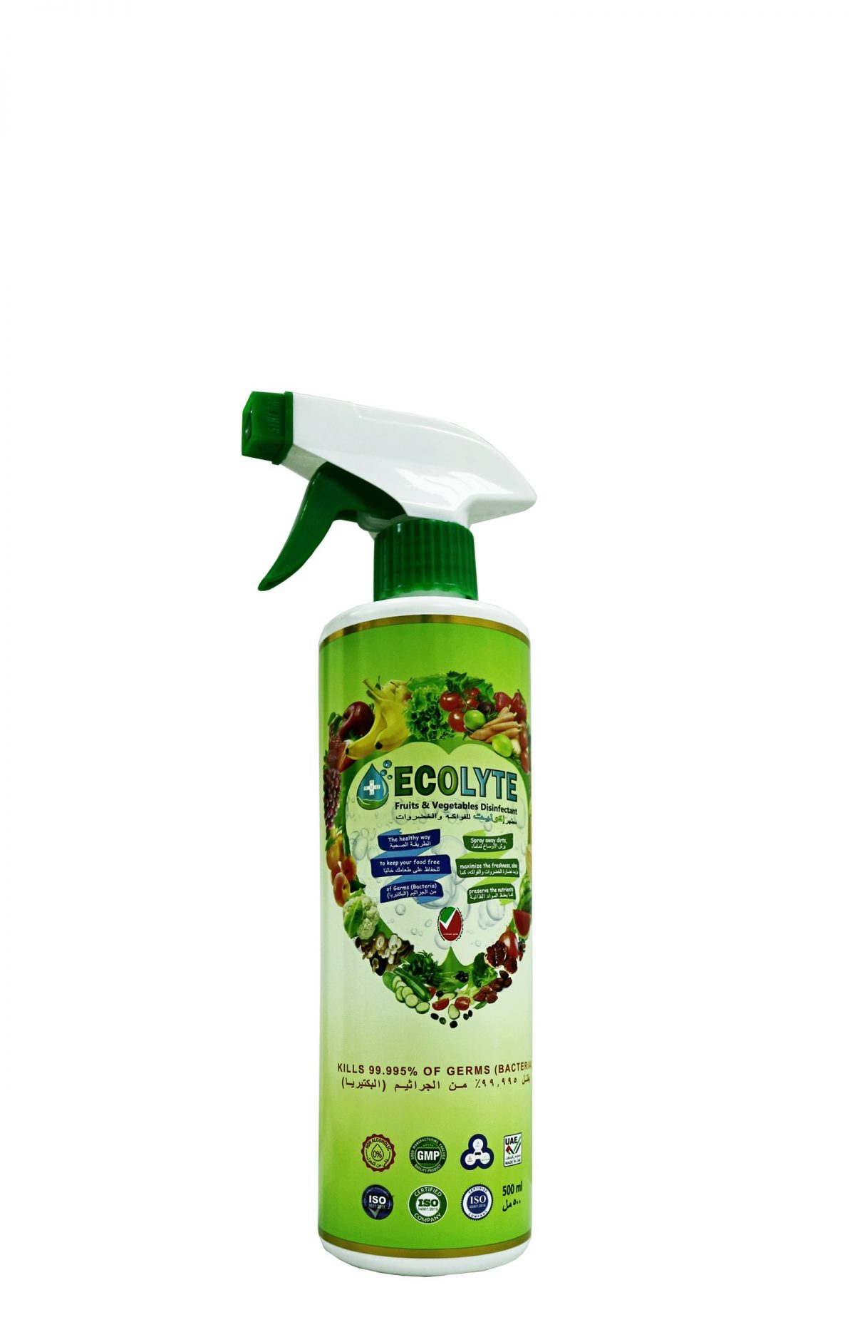 Ecolyte Fruits & Vegetables Disinfectant 100% Natural - 500 ml