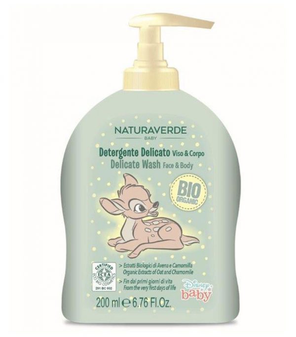 Naturaverde Delicate Wash Face & Body 200ml