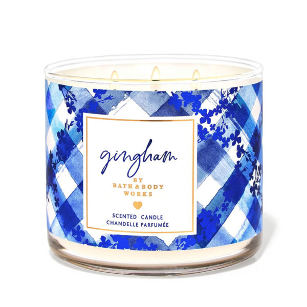 Bath & Body Works Gingham 3 Wick Candle