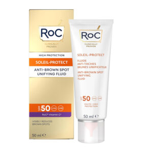RoC Pro-Define Anti-Brown Spot Sunscreen SPF 50 – 50ml Target Dark Spots, Even Skin Tone & Protect from UV Damage