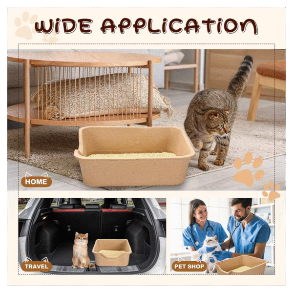 6970117127423-Bioline Disposable Cat Litter Basin 40x30x10cm-3