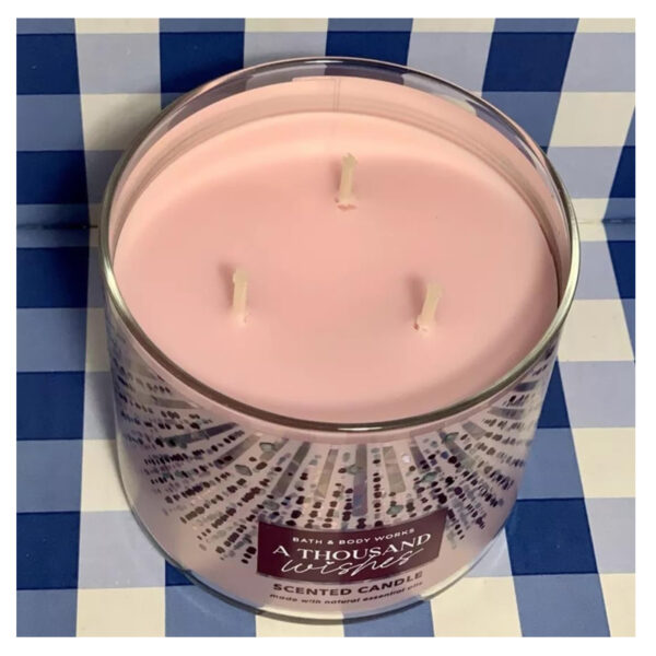 Bath & Body Works And Thousand Wishes Scented 3 Wick Candle_3
