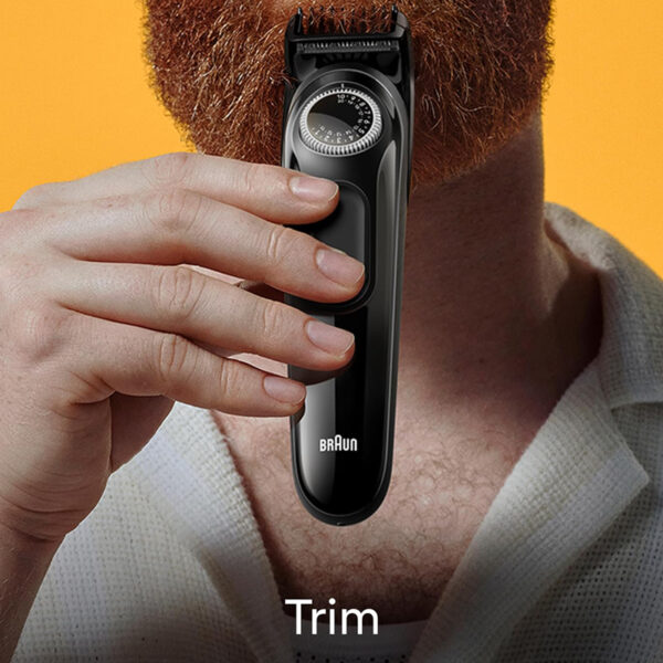 Braun Beard Trimmer Series 3 3410, Trimmer For Men with Styling Tools and 50-min Runtime_4