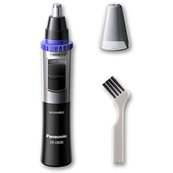 Panasonic ER-GN30-K Nose, Ear n Facial Hair Trimmer WetDry with Vortex Cleaning System, Black_4