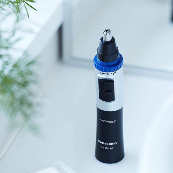 Panasonic ER-GN30-K Nose, Ear n Facial Hair Trimmer WetDry with Vortex Cleaning System, Black_6