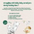 Simply Fils Millets & 4 Fruits Baby Cereal with Milk, 250g, 10 Single-Serve Sachets, 6-36 Months