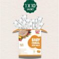 Simply Fils Millets & 4 Fruits Baby Cereal with Milk, 250g, 10 Single-Serve Sachets, 6-36 Months