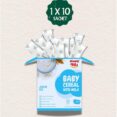 Simply Fils Baby cereals with Milk & Jasmine Rice, 10 Single-Serve Sachets, 250g, 6-36 Months